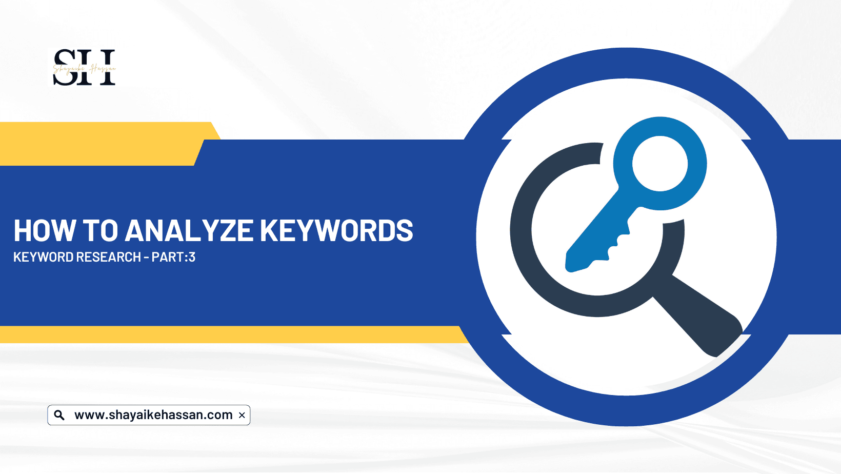 How to Analyse keywords