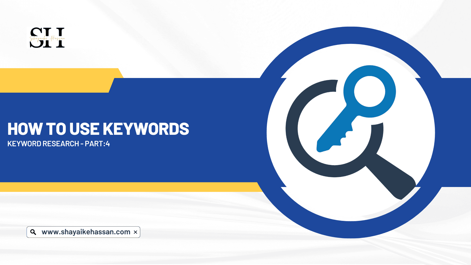 How to use keywords